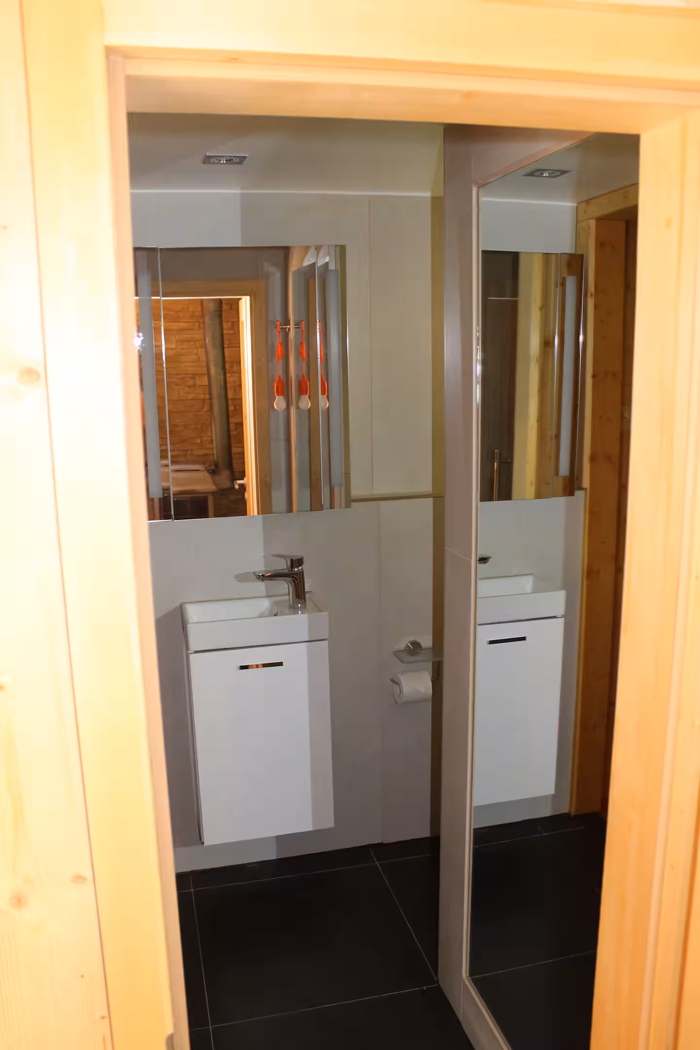 Badezimmer im Riedli Chalet