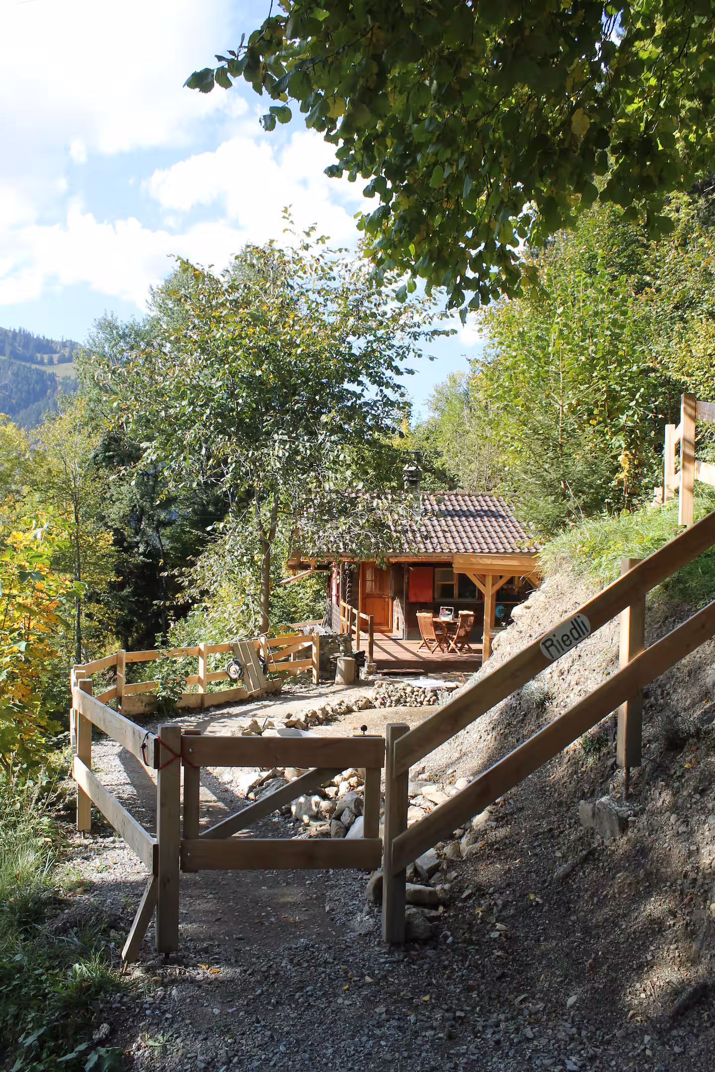 Tor beim Riedli Chalet
