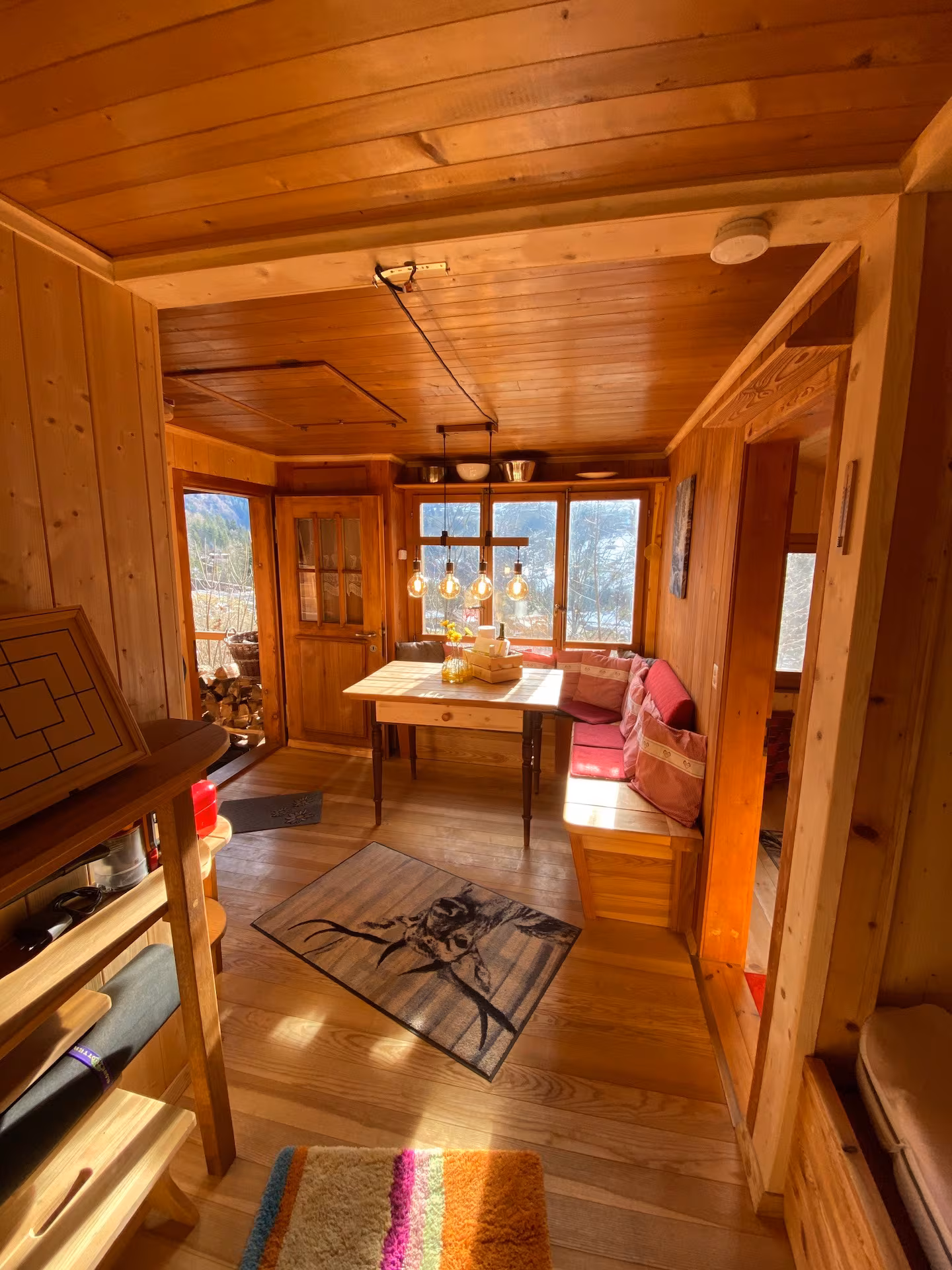 Wohnzimmer im Riedli Chalet