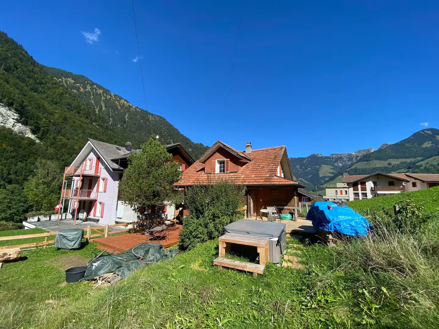Aussenansicht vom Heimeli Chalet in Melchtal